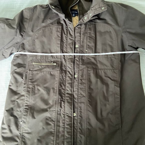 Land's End 3/4 Length Waxed Nylon Shell, Quilten Inner. Size XL EUC - Picture 14 of 16